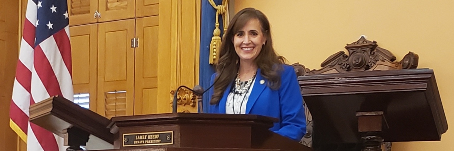 Ohio Senator Theresa Gavarone's banner