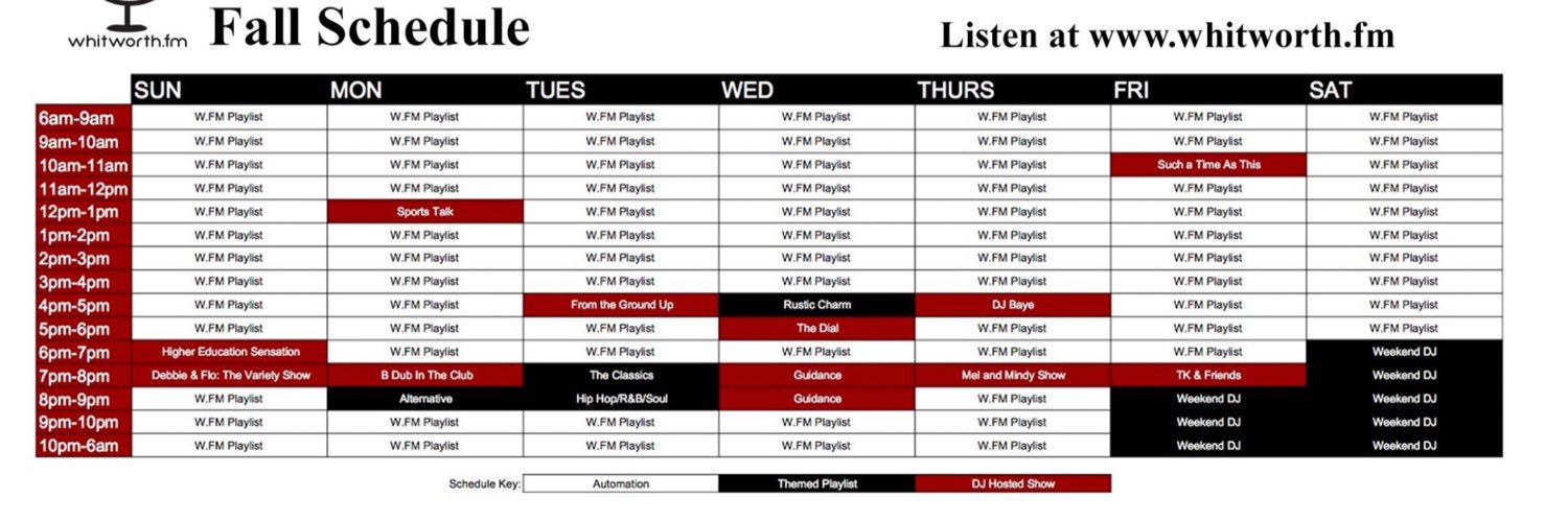 WhitworthFM's profile banner image