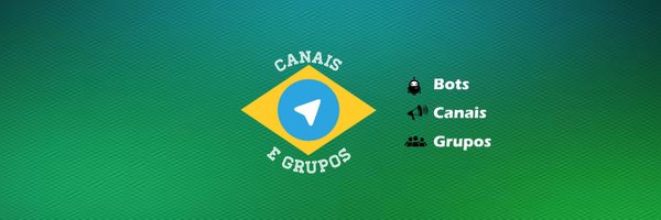 Canais e Grupos Telegram Profile Banner