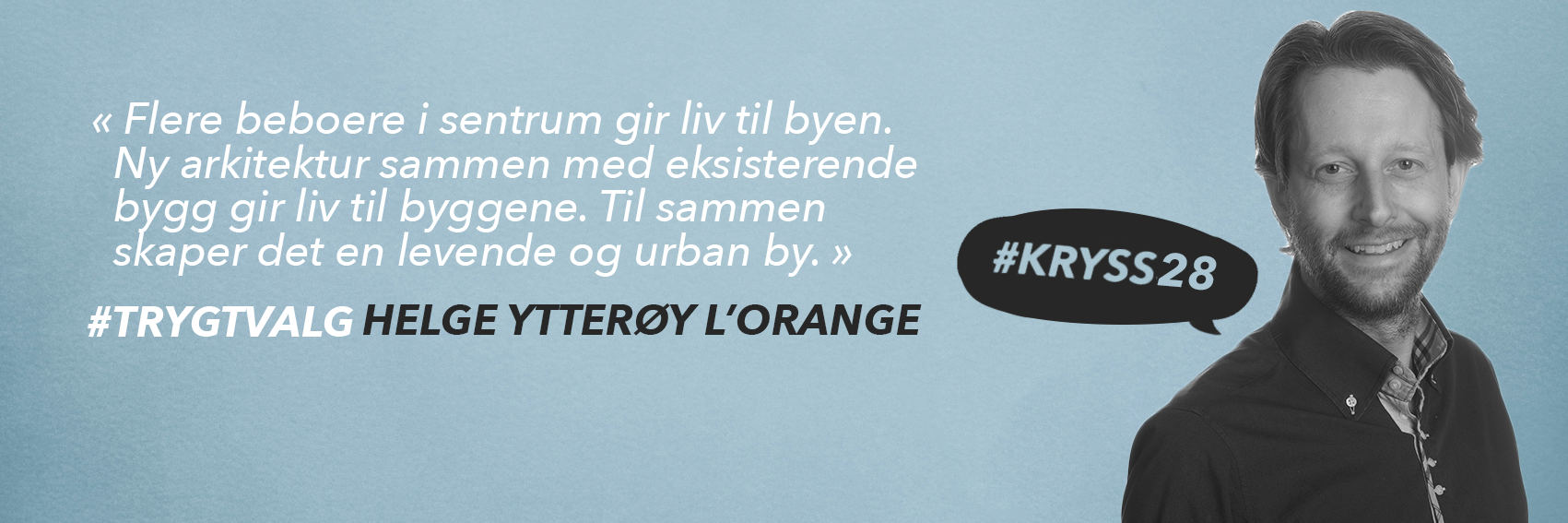 Helge L'orange banner