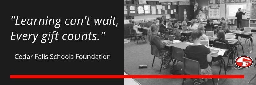 Cedar Falls Schools Foundation banner