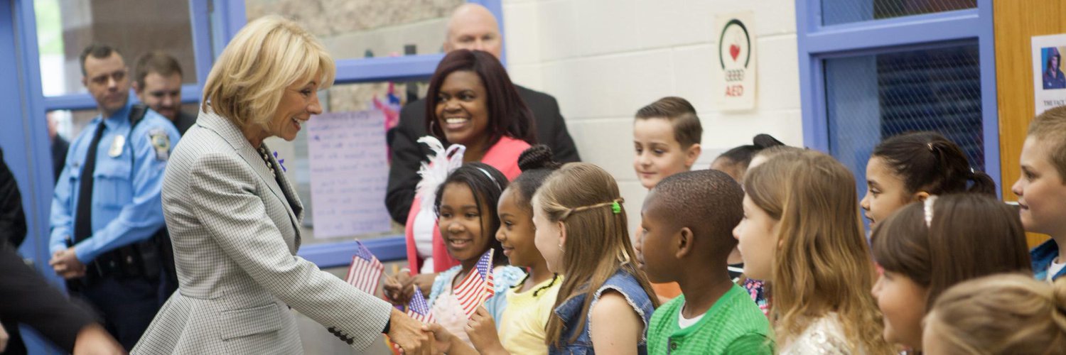 Secretary Betsy DeVos banner