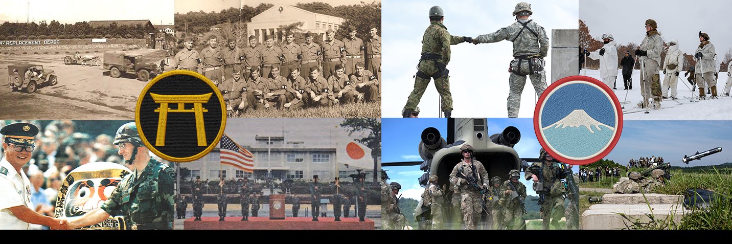 U.S. Army Japan's banner