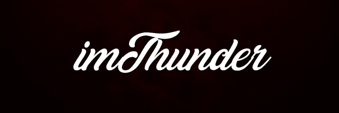 imThuunder's profile banner image