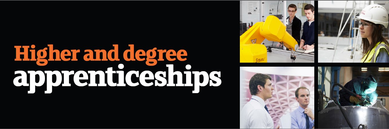 SHU Apprenticeships banner