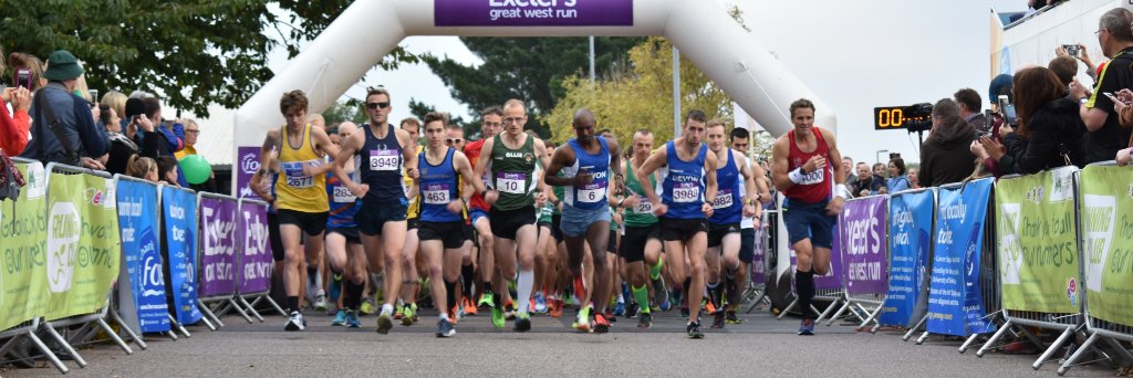 Great West Run banner