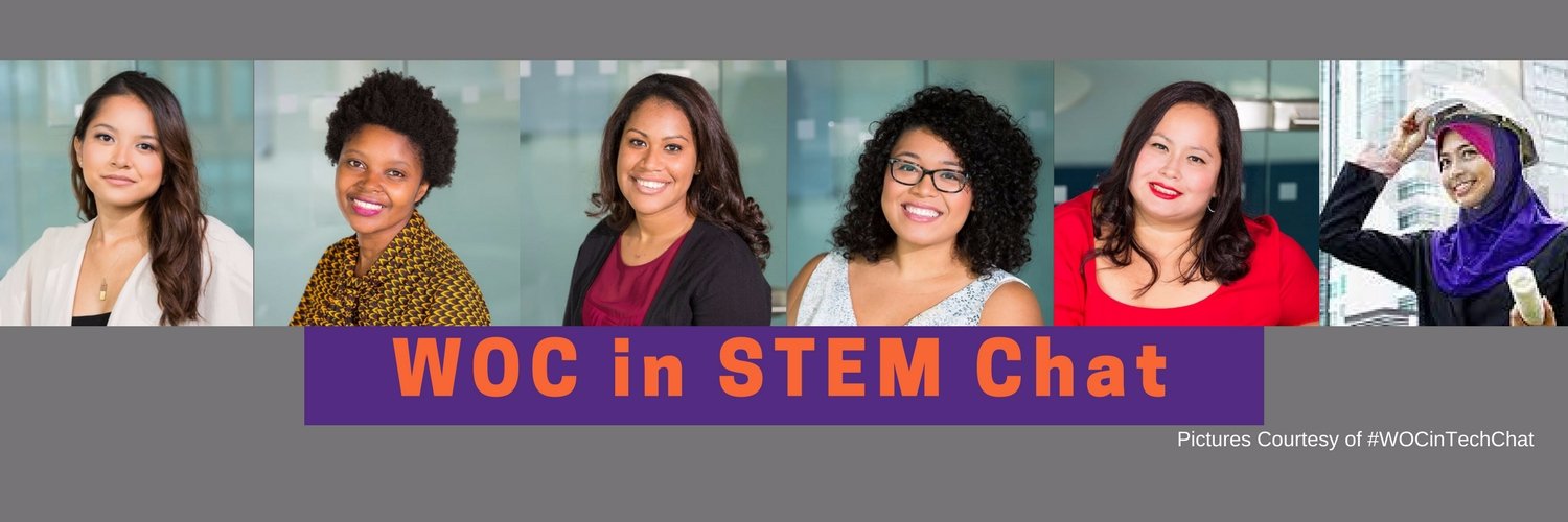 WOC in STEM banner
