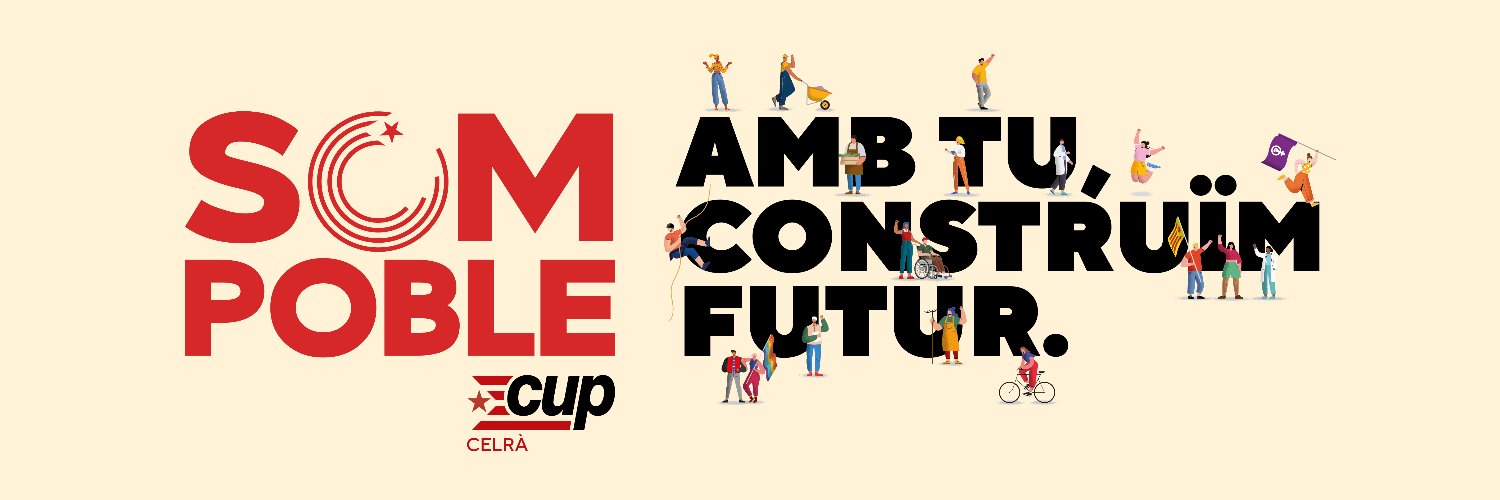 Som Poble - CUP Celrà banner
