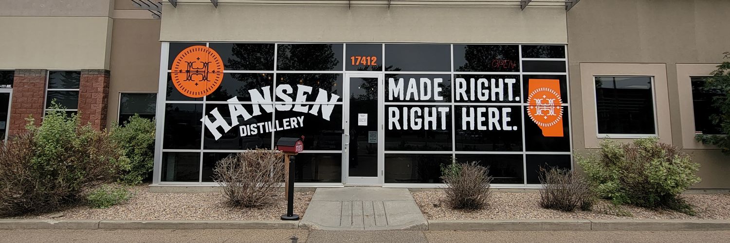 Hansen Distillery banner