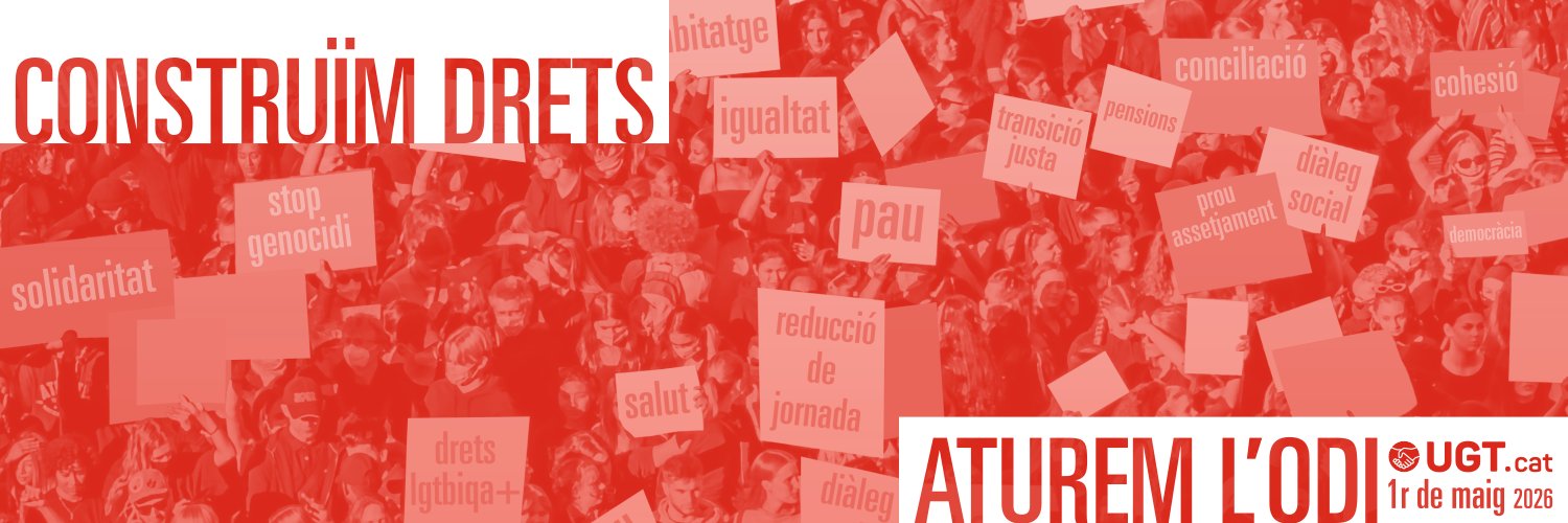 UGT de Catalunya banner
