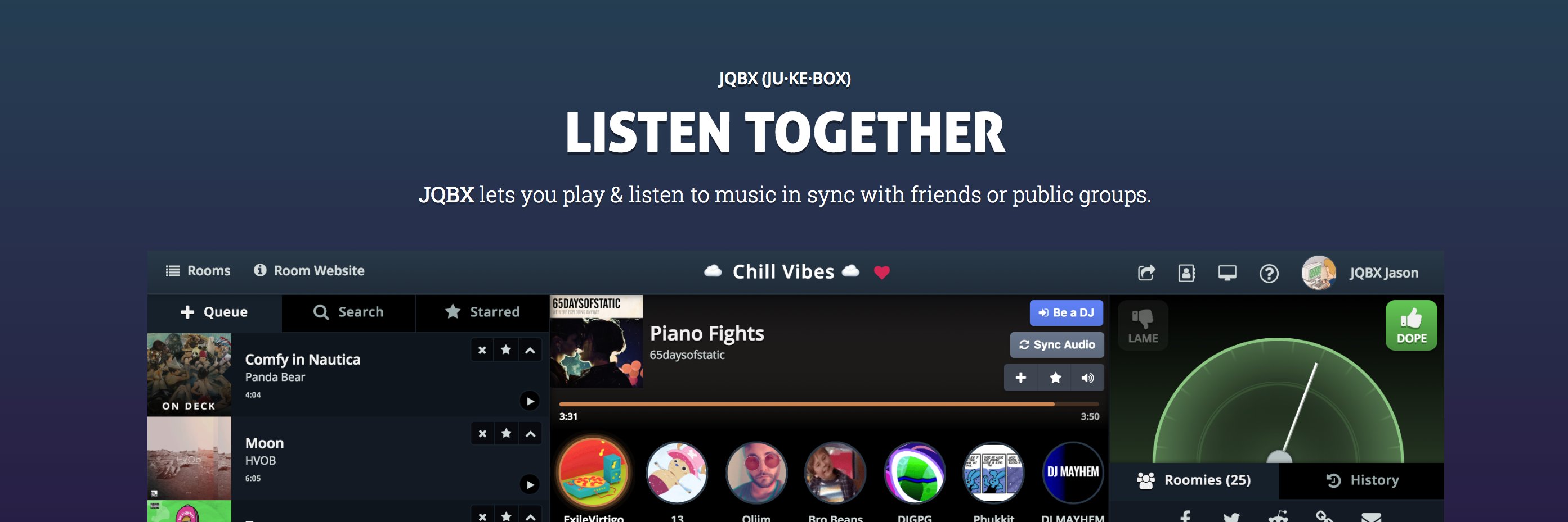 JQBX  🎧 banner