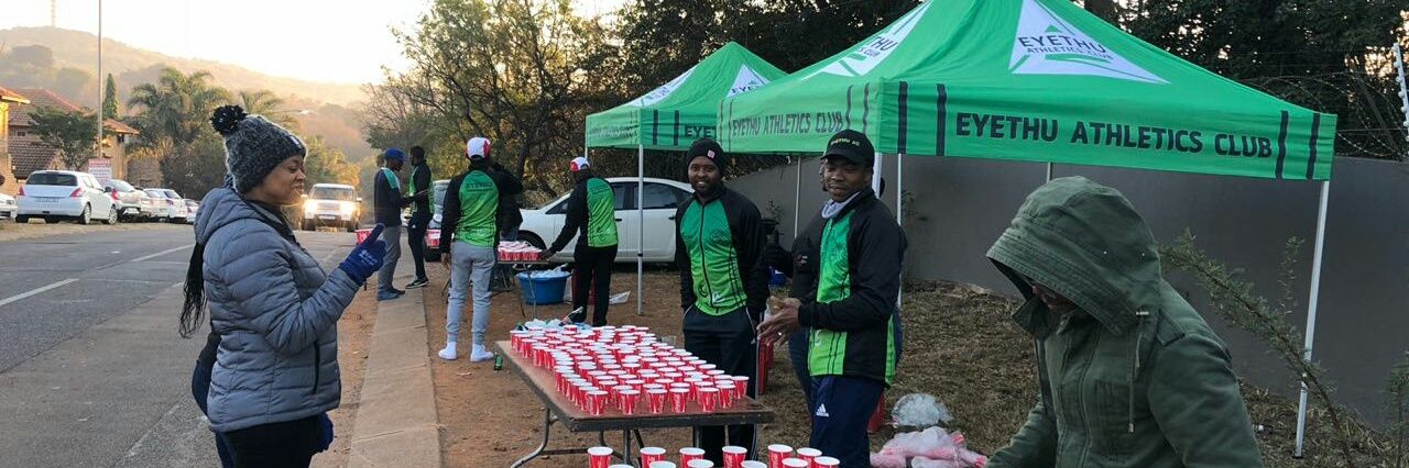 Eyethu Athletics Club (EyAC) banner