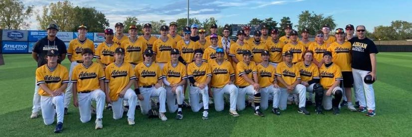 Adrian College NCBA Baseball banner