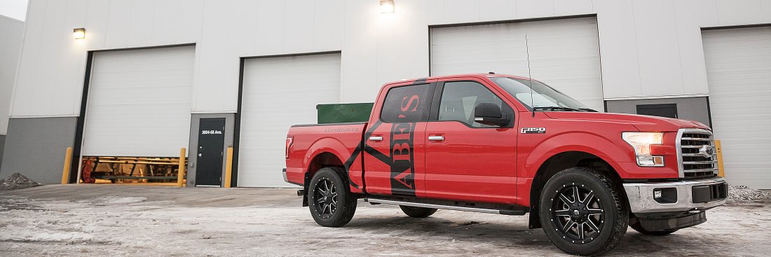 Abe's Door Service banner