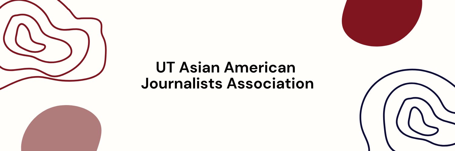 UT Asian American Journalists Association banner