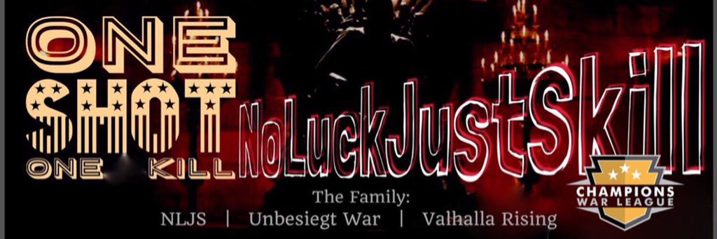 NoLuckJustSkill banner