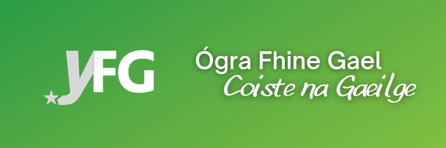 Coiste na Gaeilge Ógra Fhine Gael banner