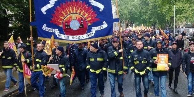 London FBU's banner