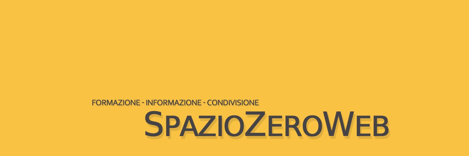 spaziozeroweb's profile banner image