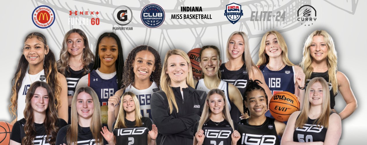 Indiana Girls Basketball's banner