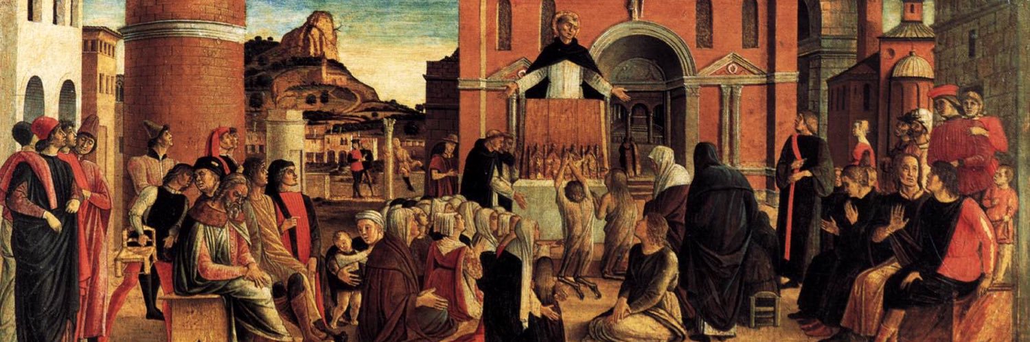 Fr. Patrick Hyde, OP's banner