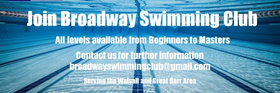 Broadway Swimming banner