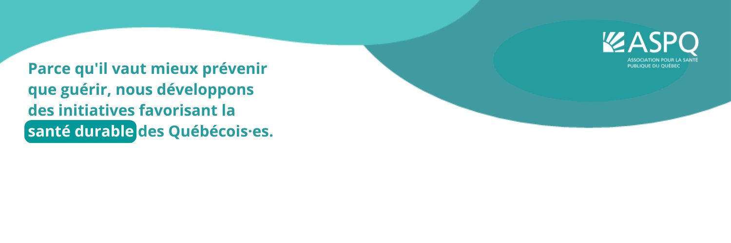 Association pour la santé publique du Québec banner
