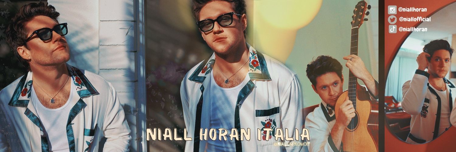 Niall Horan Italia's banner