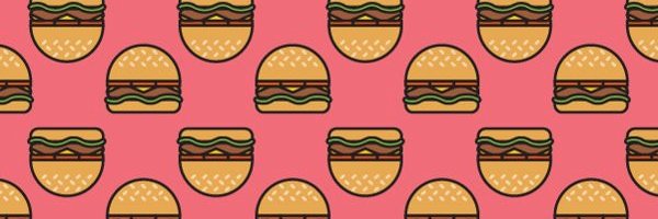 Twitter banner for @burgers