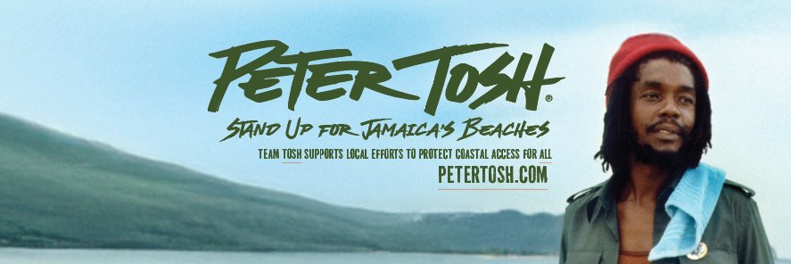 Peter Tosh's banner