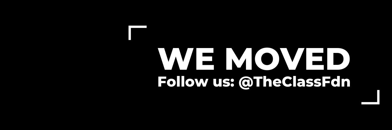 The Class of 2020 banner