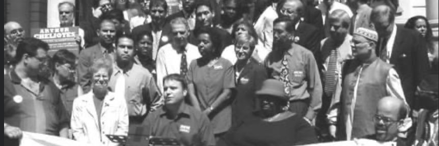 504 Democratic Club banner
