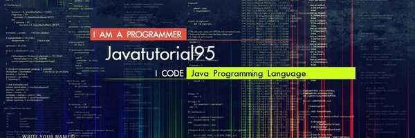 javatutorial95 Profile Banner