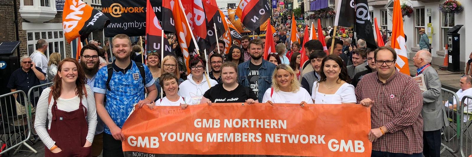 GMB Northern Young Members Network banner