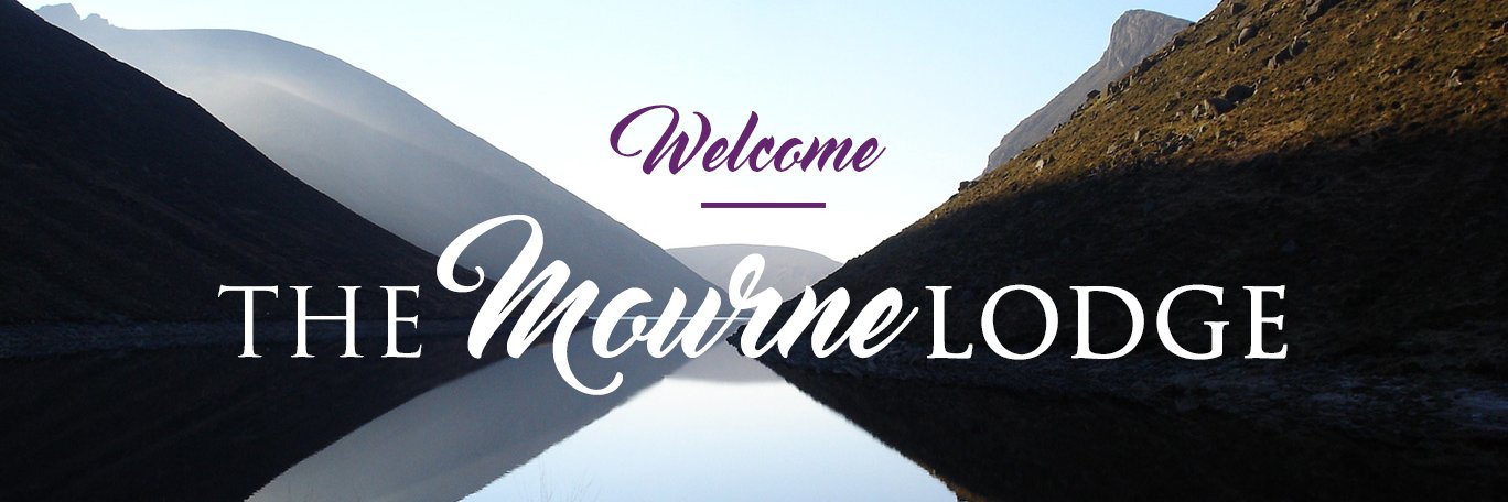 The Mourne Lodge banner