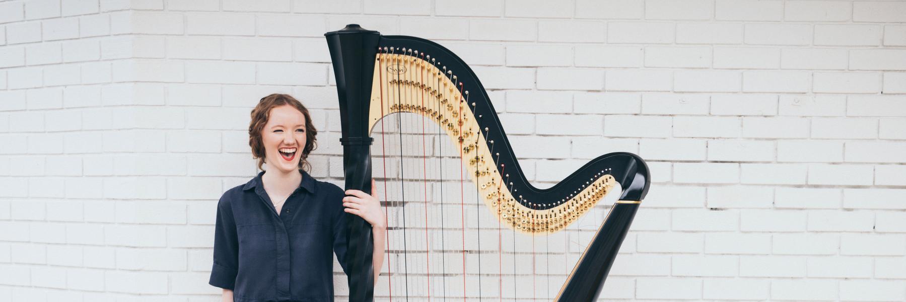 Alis Huws Harpist banner