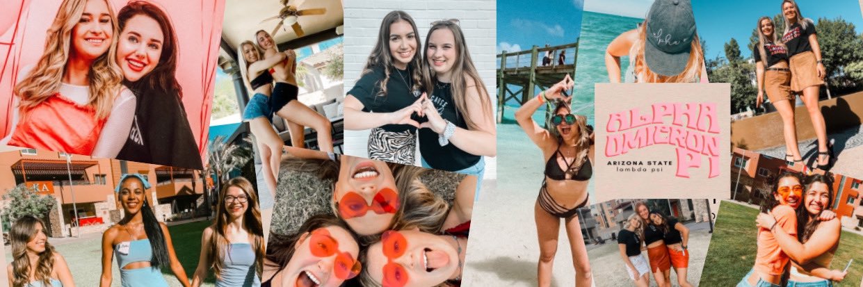 ASU ALPHA OMICRON PI banner