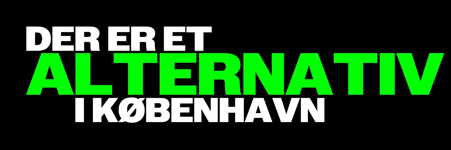 Alternativet København banner