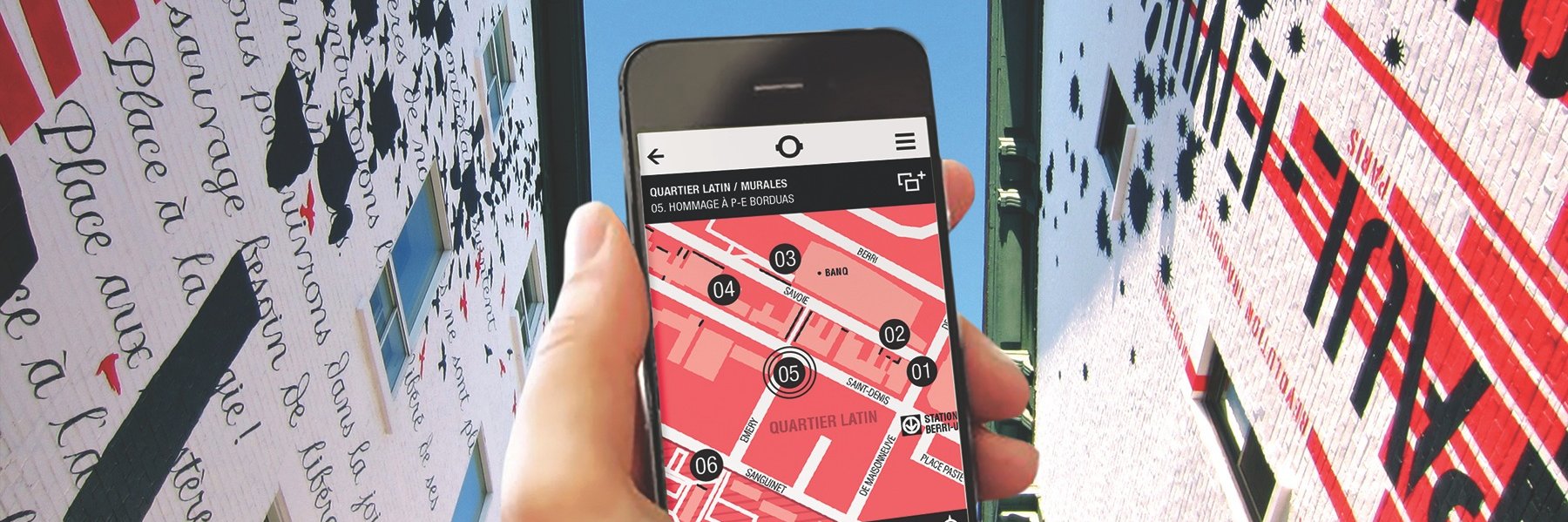 Portrait Sonore / Immersive podcast producer / App banner