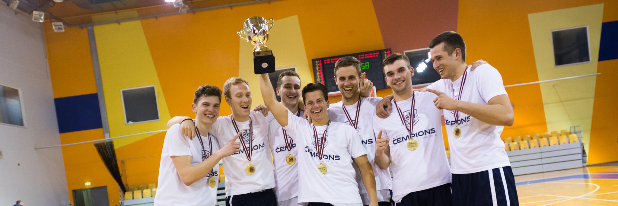 LU basketbola līga banner