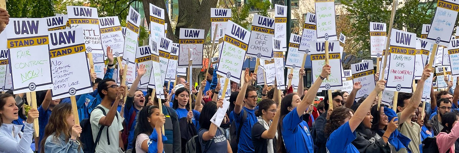GETUP-UAW Local 5124 banner