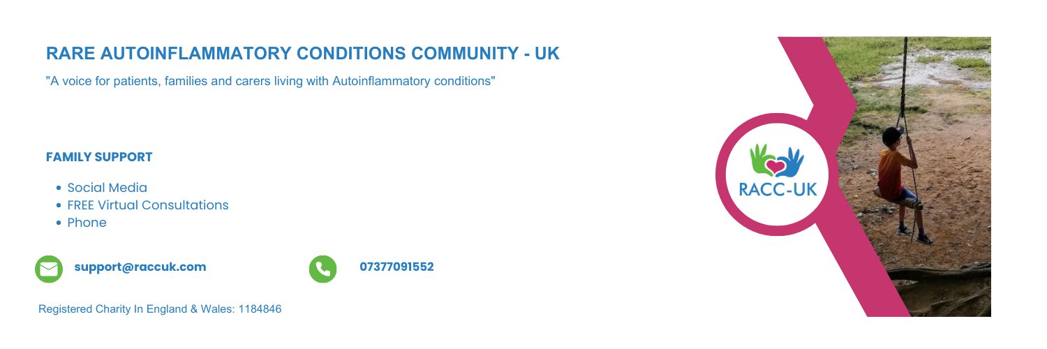 Rare Autoinflammatory Conditions Community - UK®️ banner