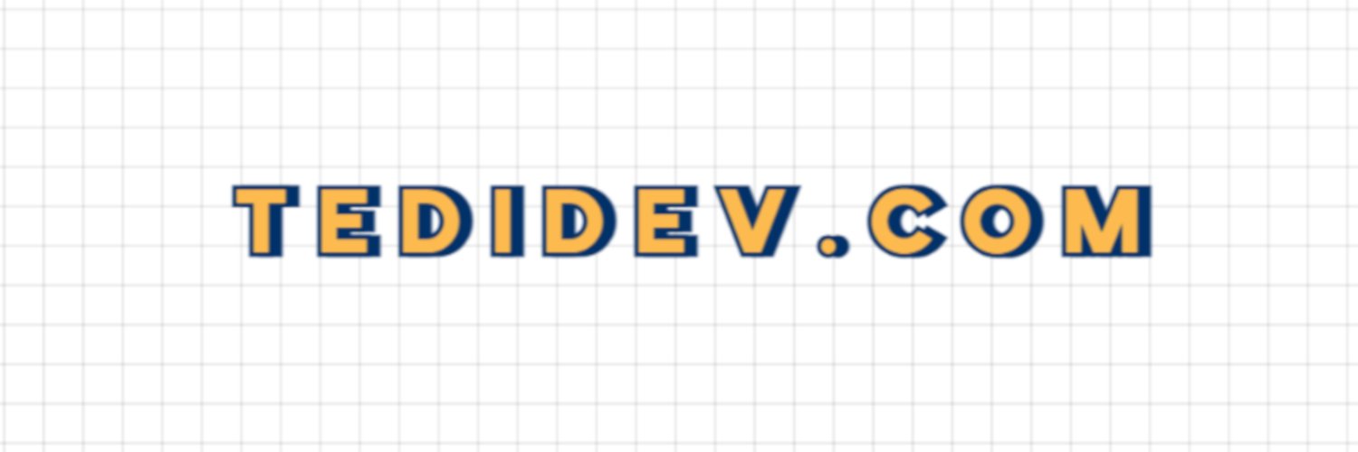 🎮🤖🗻 TediDev 🚀 banner