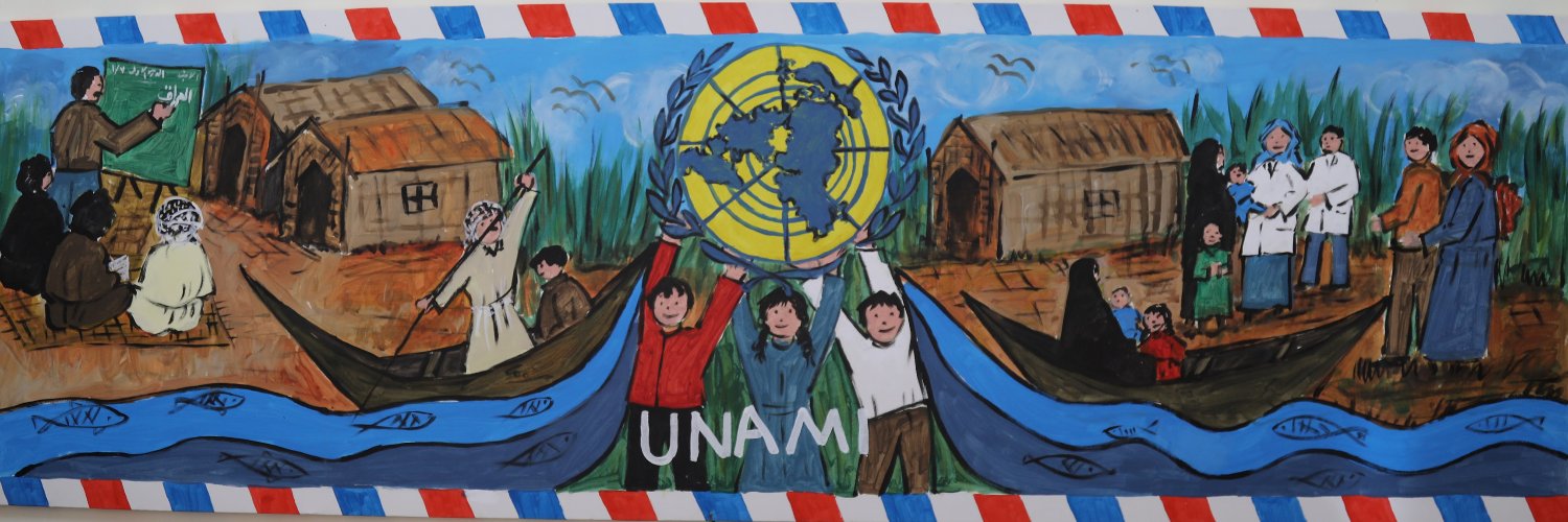 UNAMI's banner