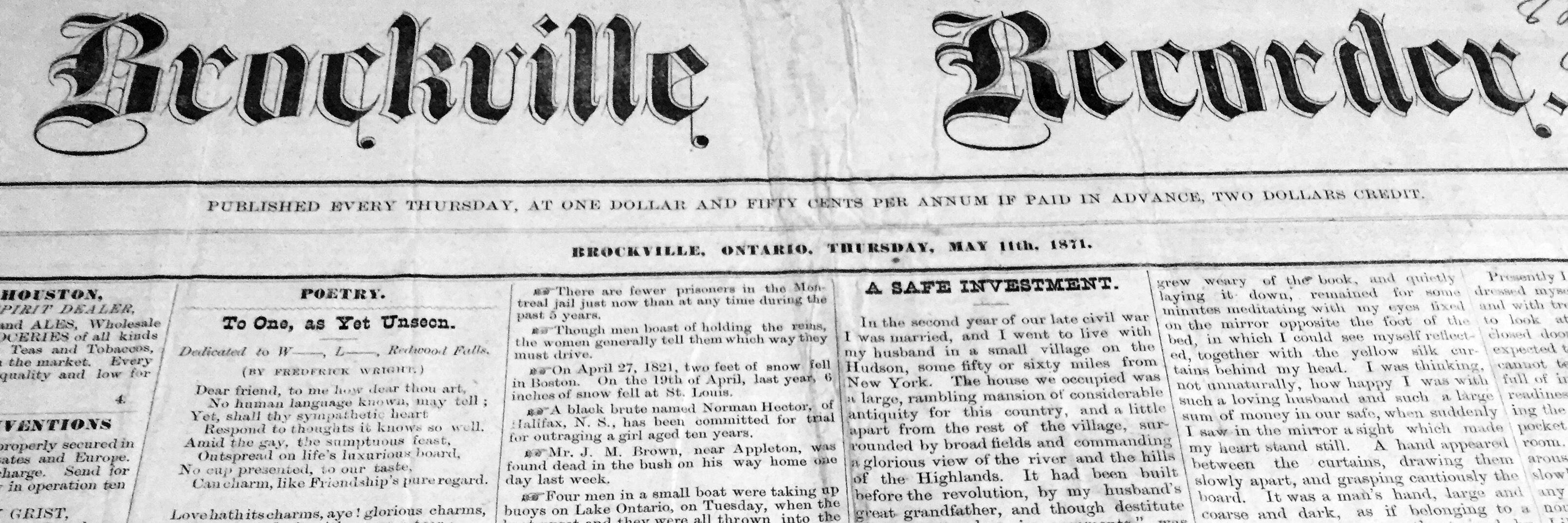 Recorder and Times banner