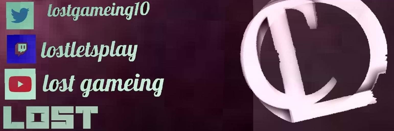 Lost gaming banner