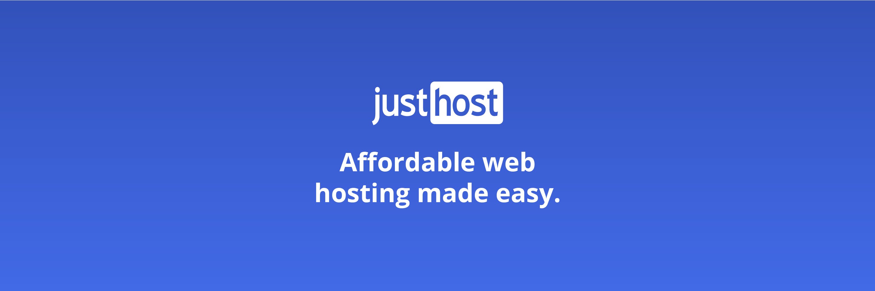 Just Host banner