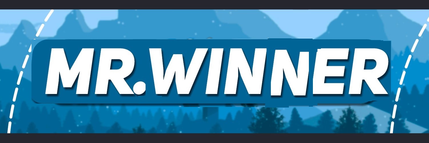 MR WINNER banner