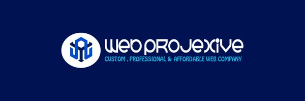 WebProjexive Profile Banner
