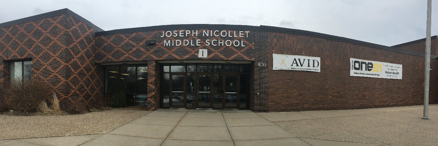 Nicollet Middle School banner